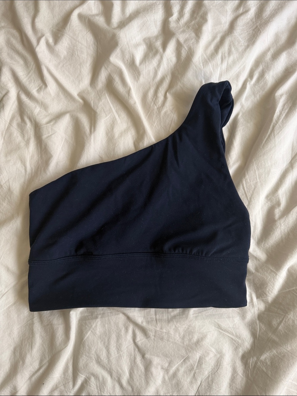 Lululemon One-Shoulder Navy Blue Bra